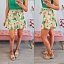 Falda-Pantalón Hojas Verdes